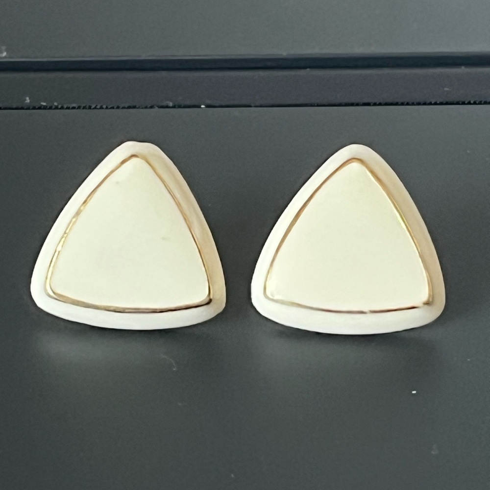 Vintage Baked Ceramic with Gold Inlay